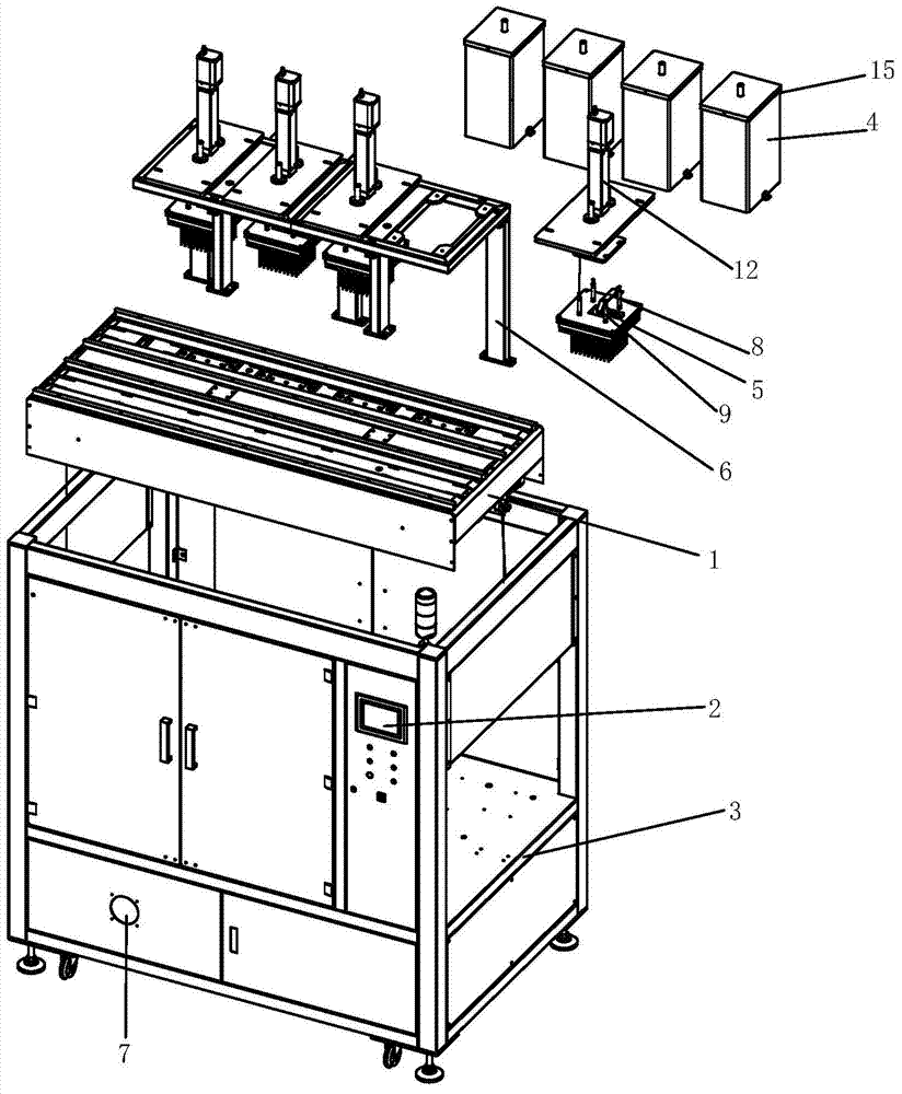 Automatic dryer for blood collection tubes