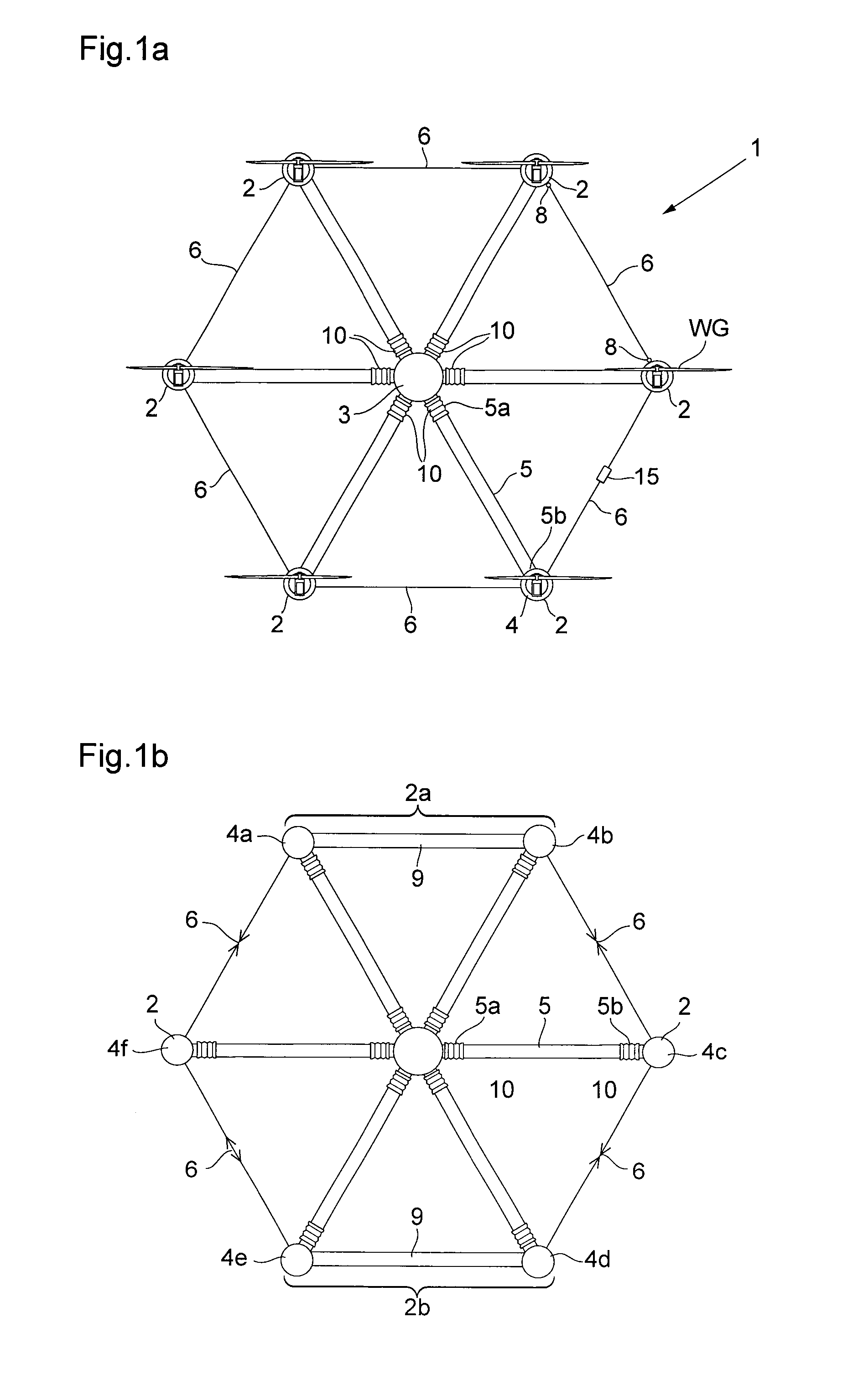 Floating platform and energy producing plant comprising such a floating platform