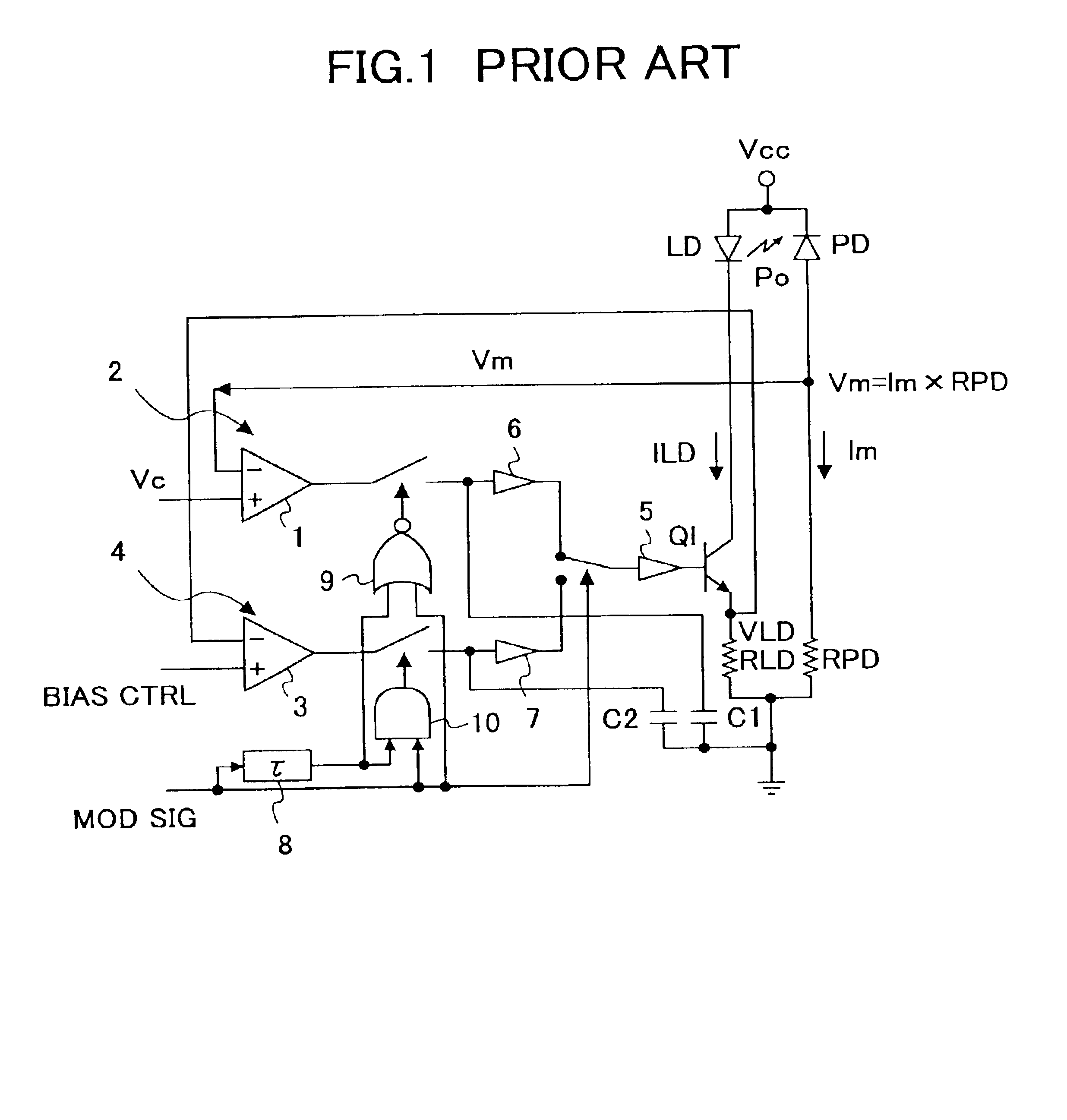 Laser driver circuit