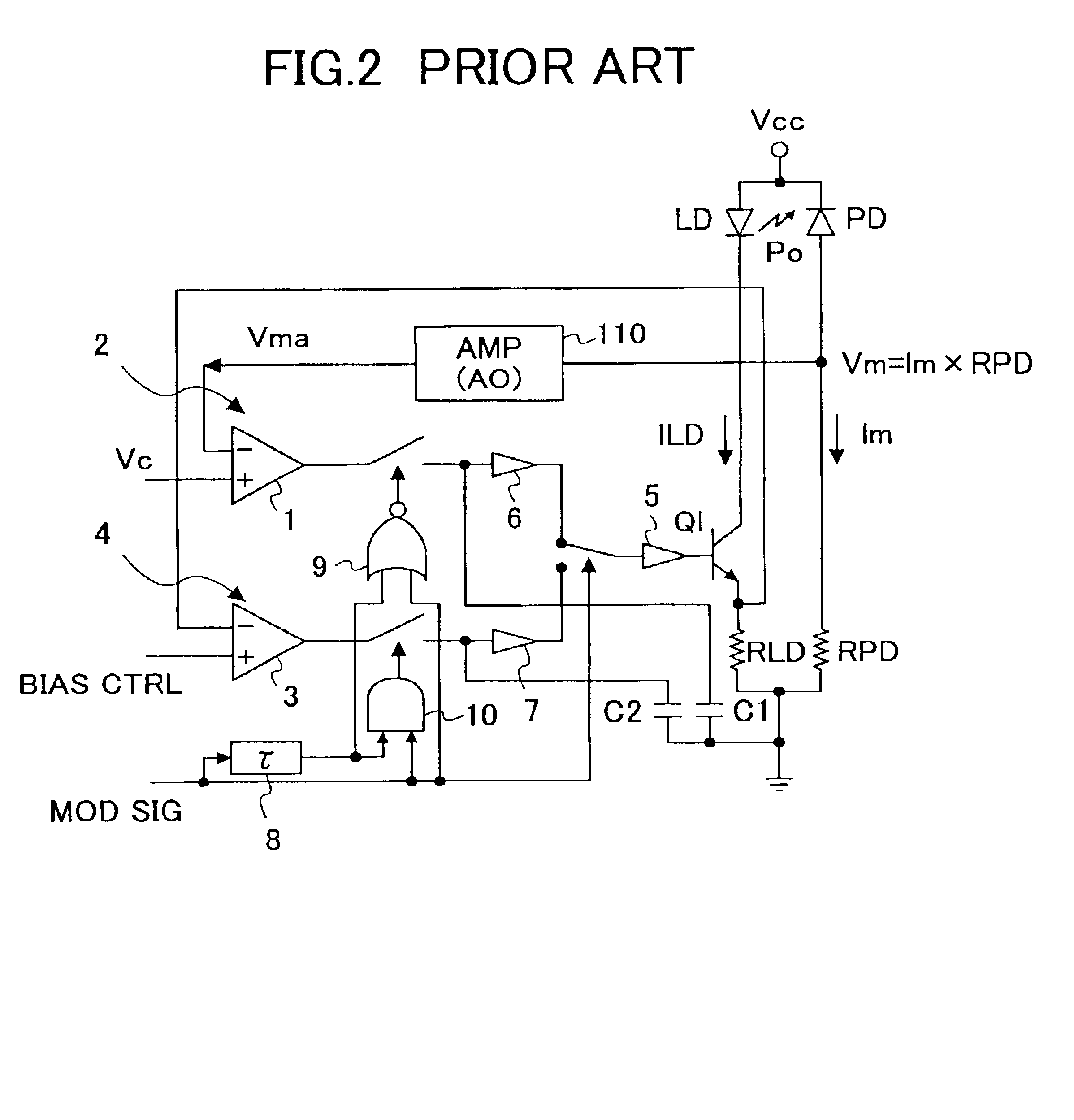 Laser driver circuit