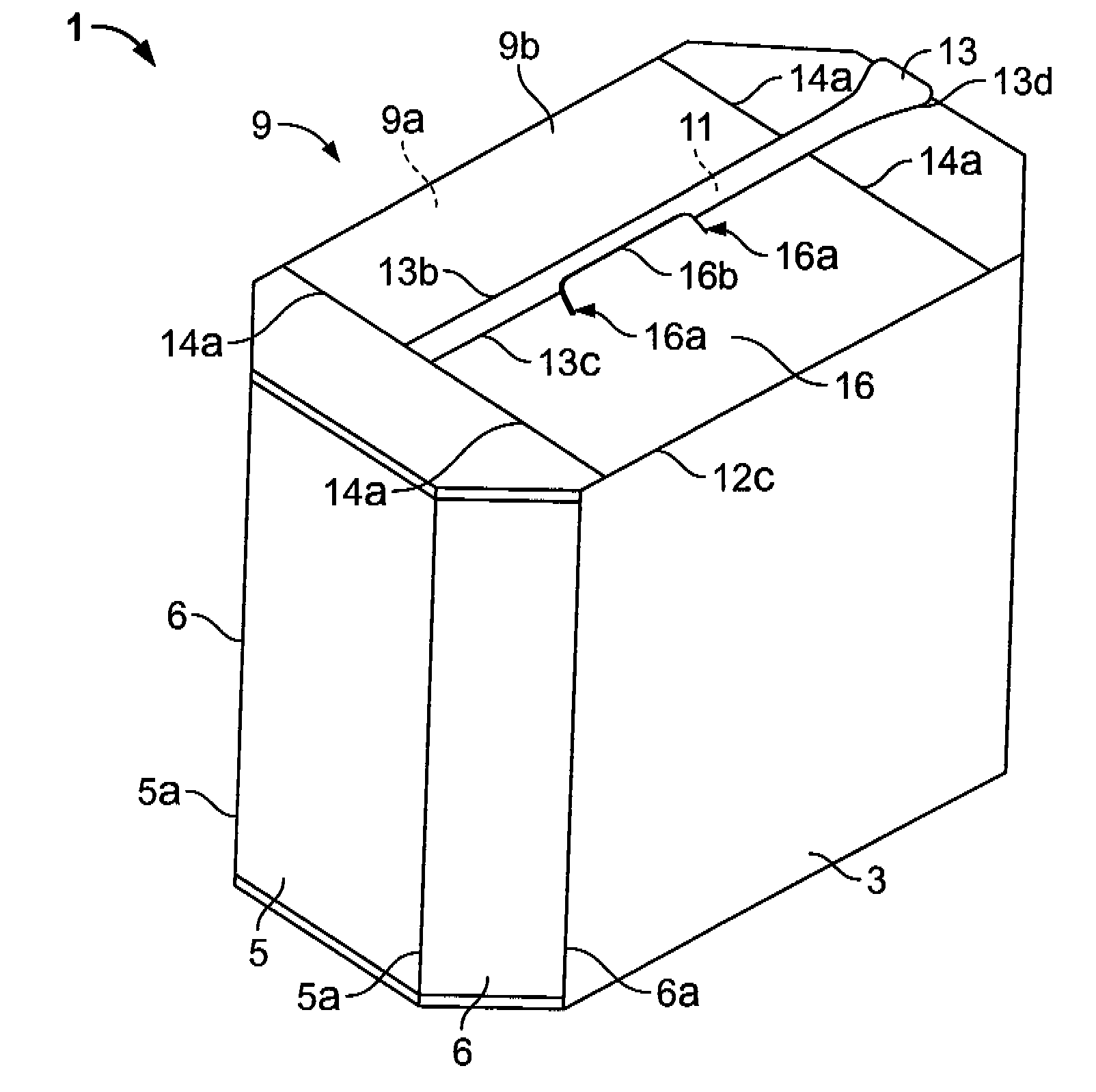 Anti-sifting polygonal carton and methods of assembly