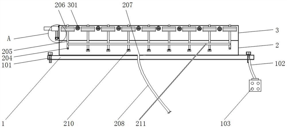 Guide mechanism of wire rod rolling mill