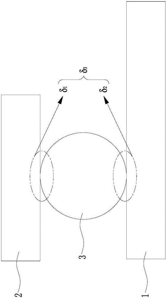 Test device for determining contact-impact deformation index of metal material