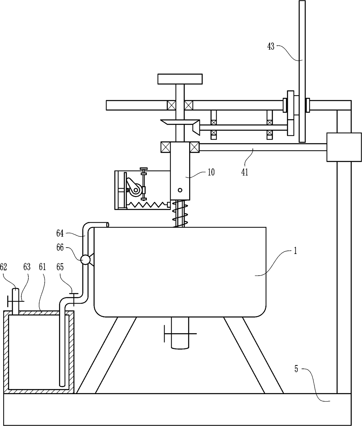 Cleaning and disinfection device for disc type vessels of medical obstetrics and gynecology department