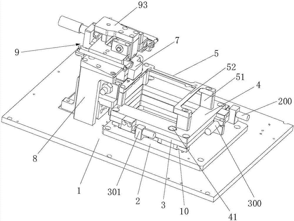 Multi-degree-of-freedom adjustment and detection device for liquid crystal module