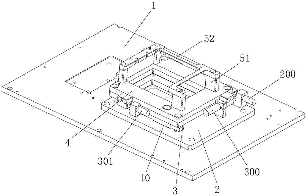 Multi-degree-of-freedom adjustment and detection device for liquid crystal module