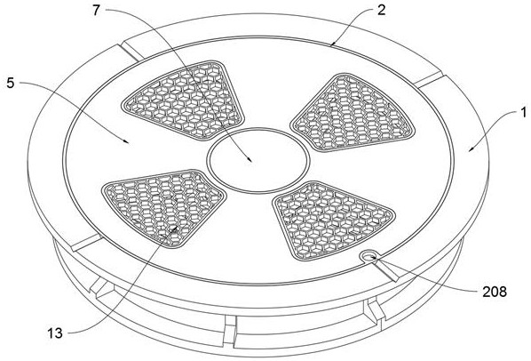 Water supply and drainage structure with water supply and drainage integrated module