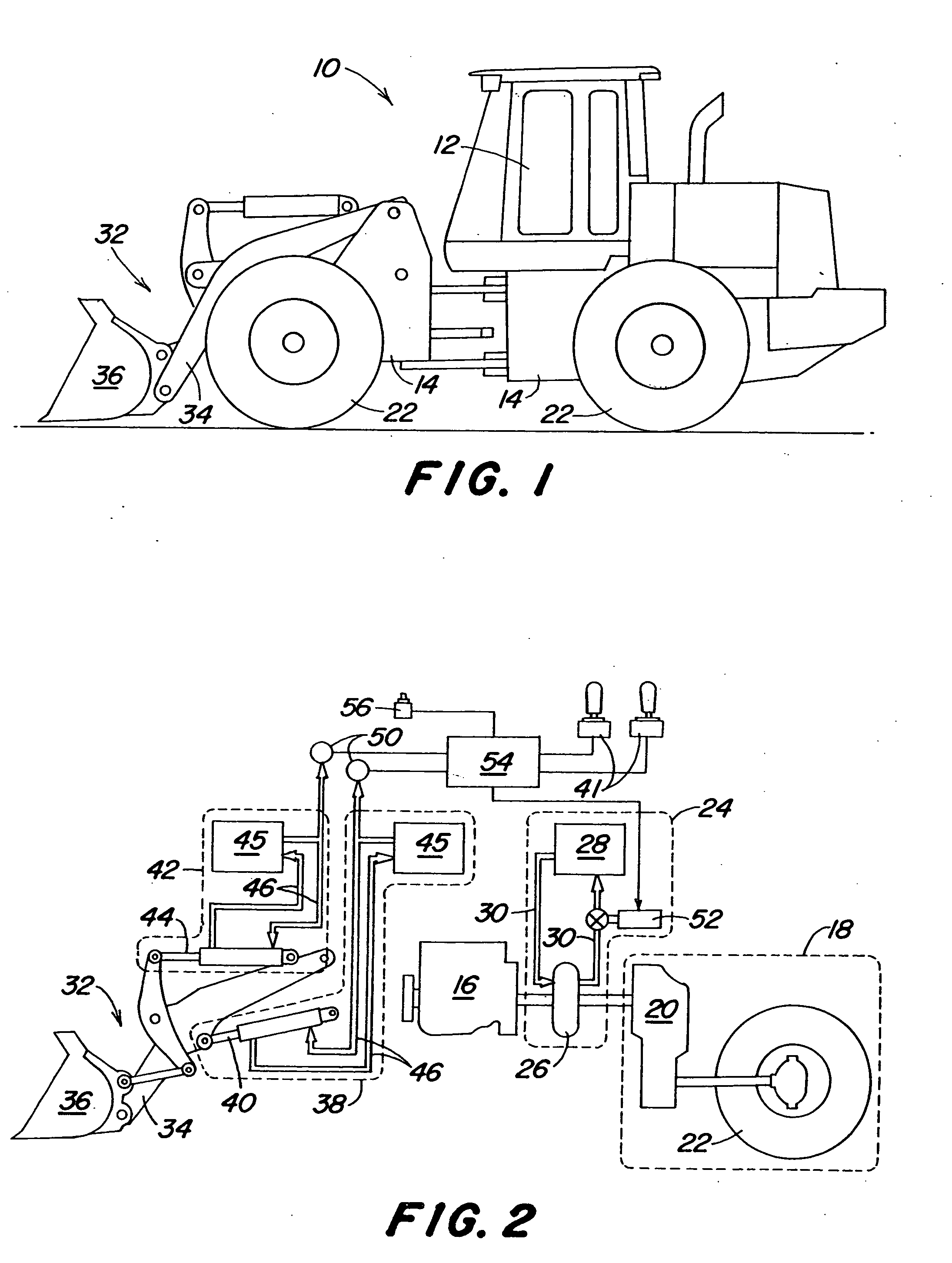 Crowd control system for a loader