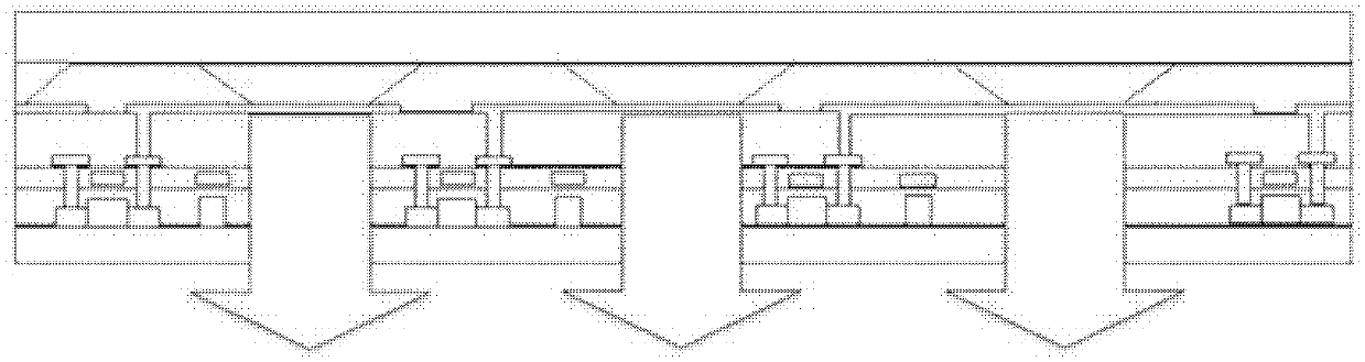 OLED color display screen and manufacturing method thereof