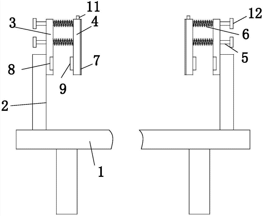 Rolled steel side edge cleaning equipment for producing elevator guide rail bracket