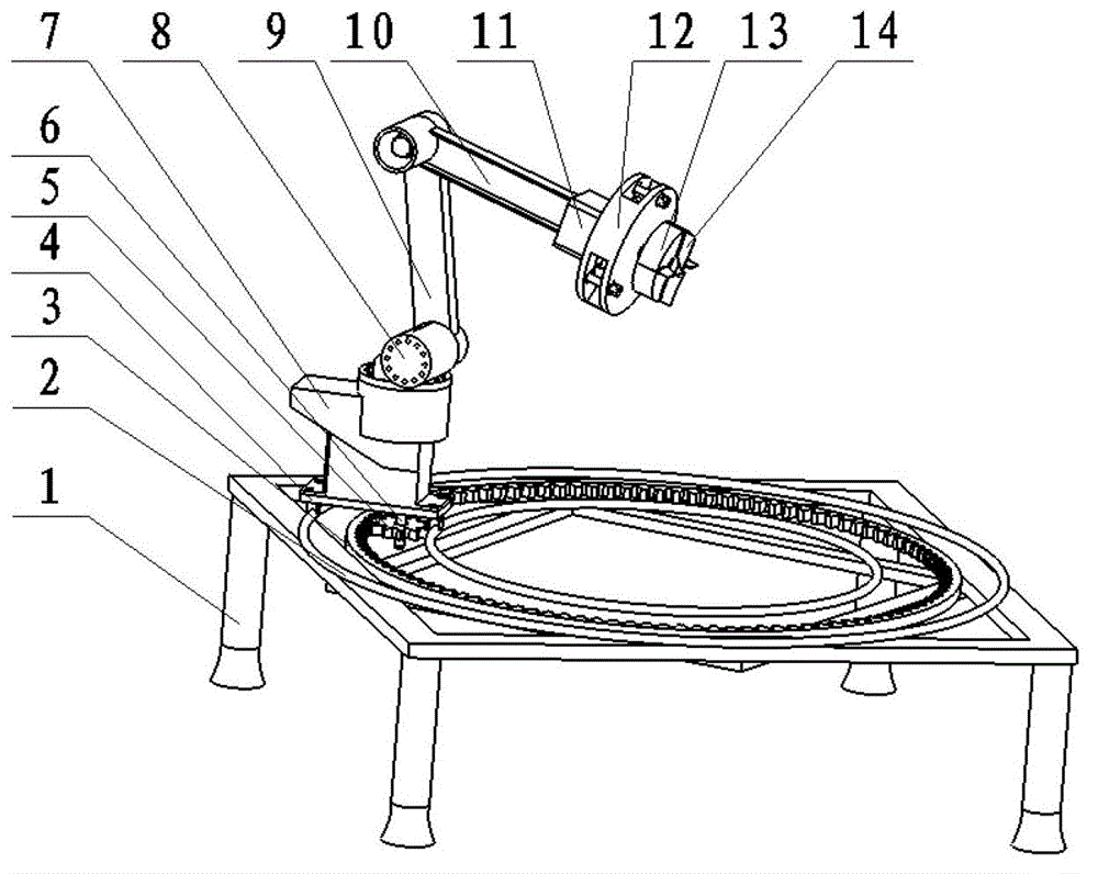 Landscape plant pruning robot