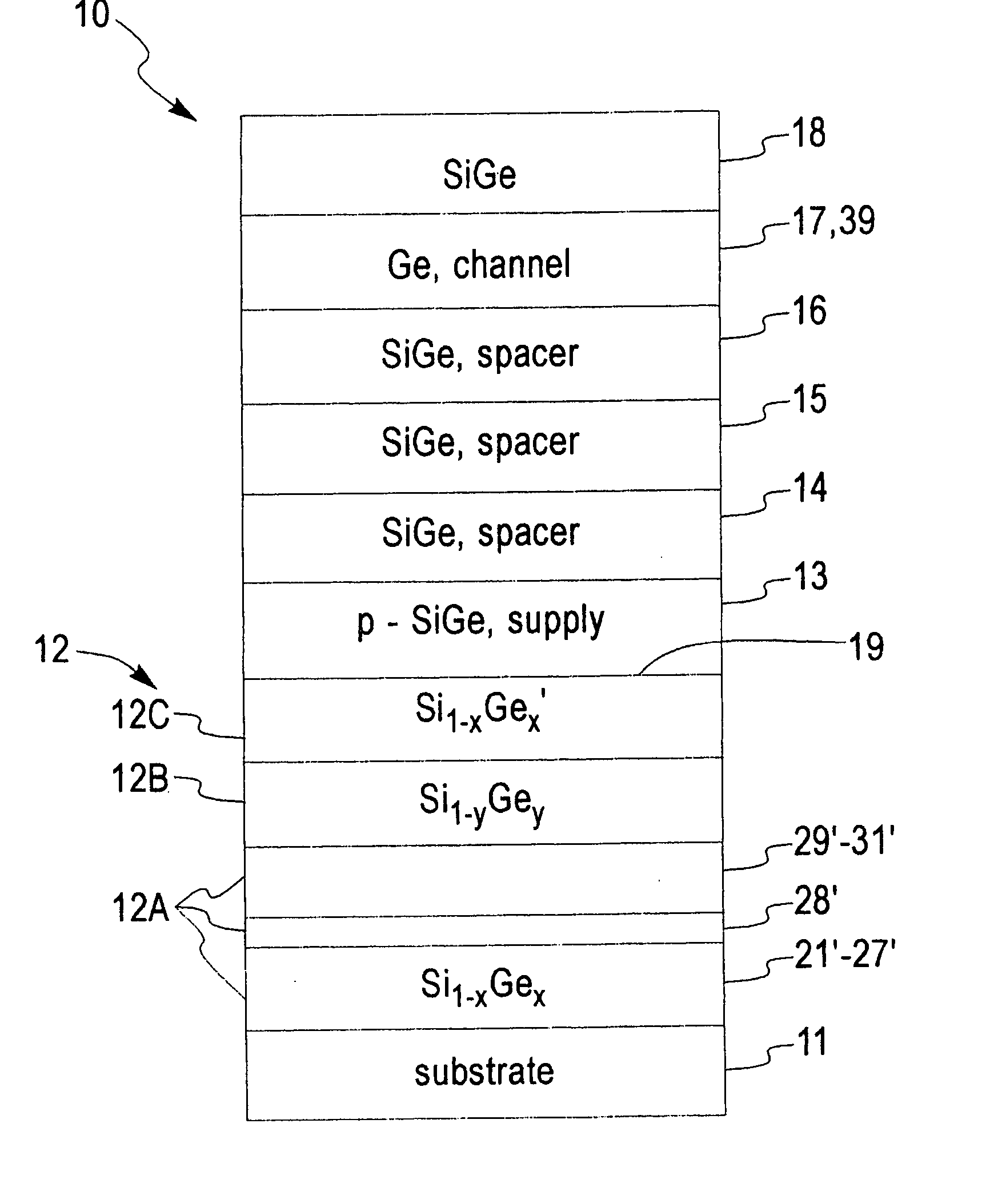 High speed ge channel heterostructures for field effect devices