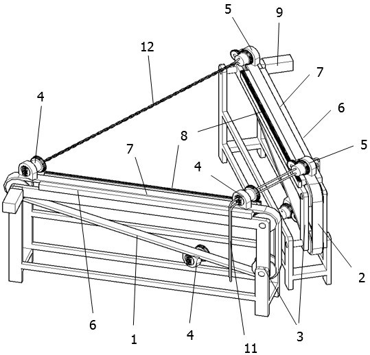 Twisted pair cable forming device and manufacturing method