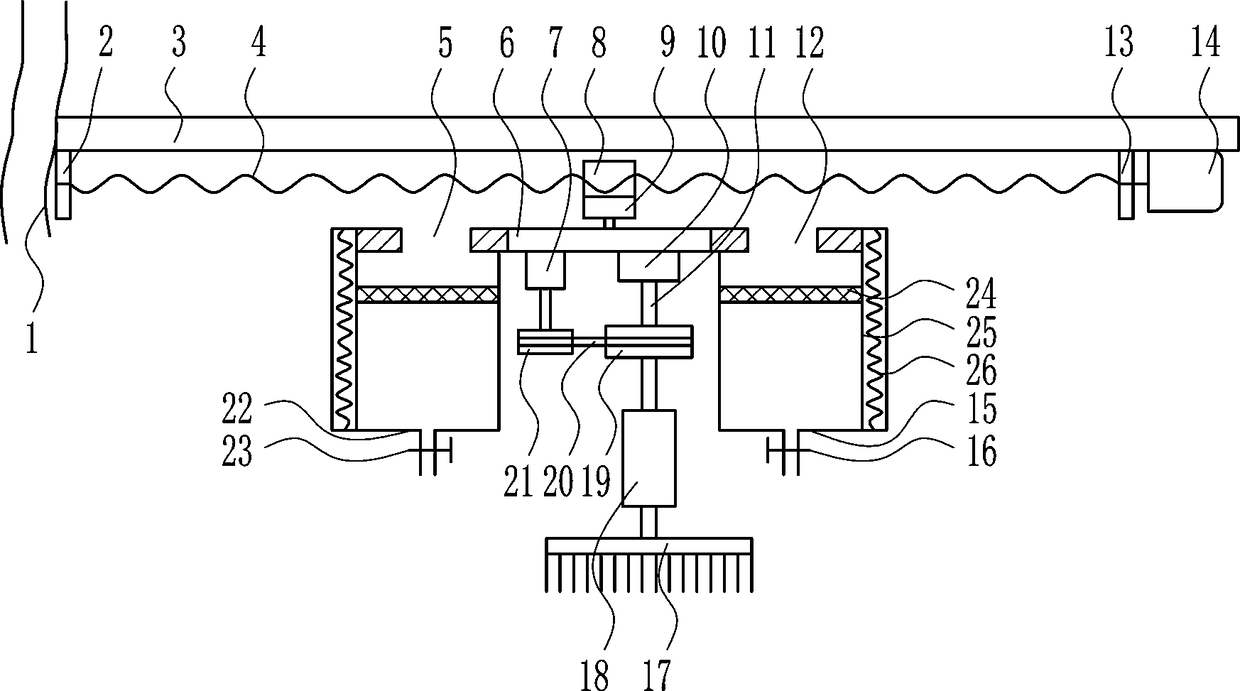 A high-efficiency gluing device for flocking production and processing