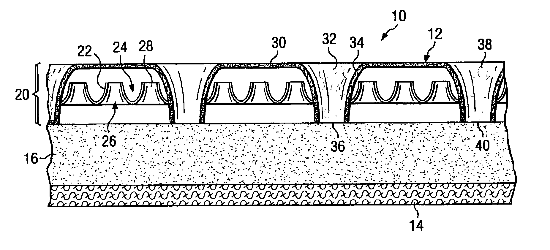 Apertured nonwoven composites and method for making