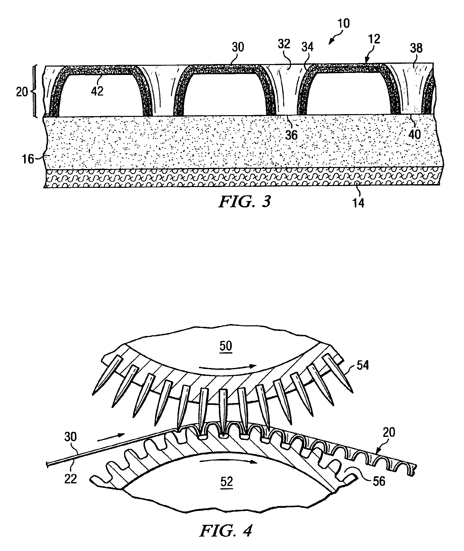 Apertured nonwoven composites and method for making