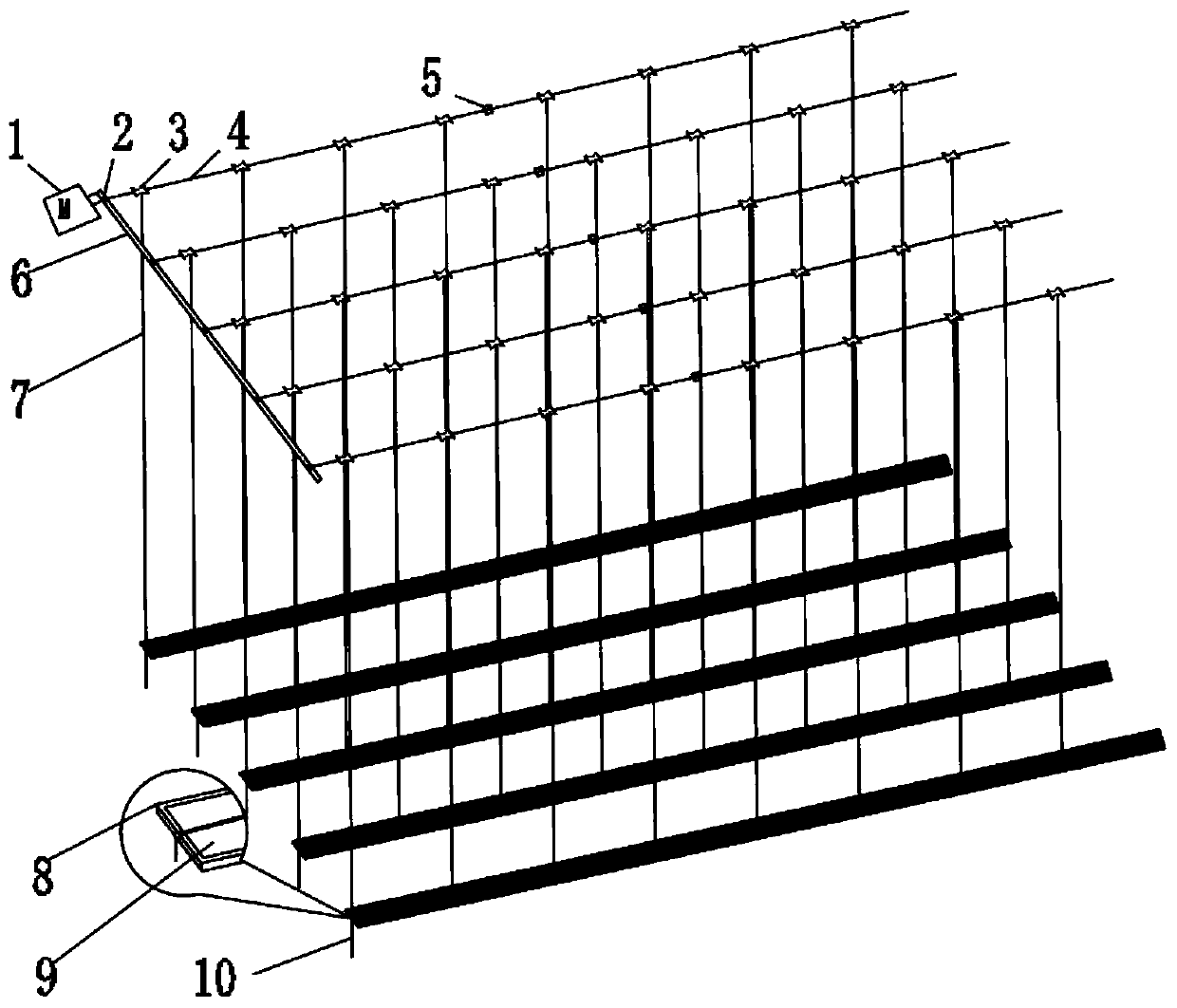 Distributed supplemental-lighting-lamp regulating system