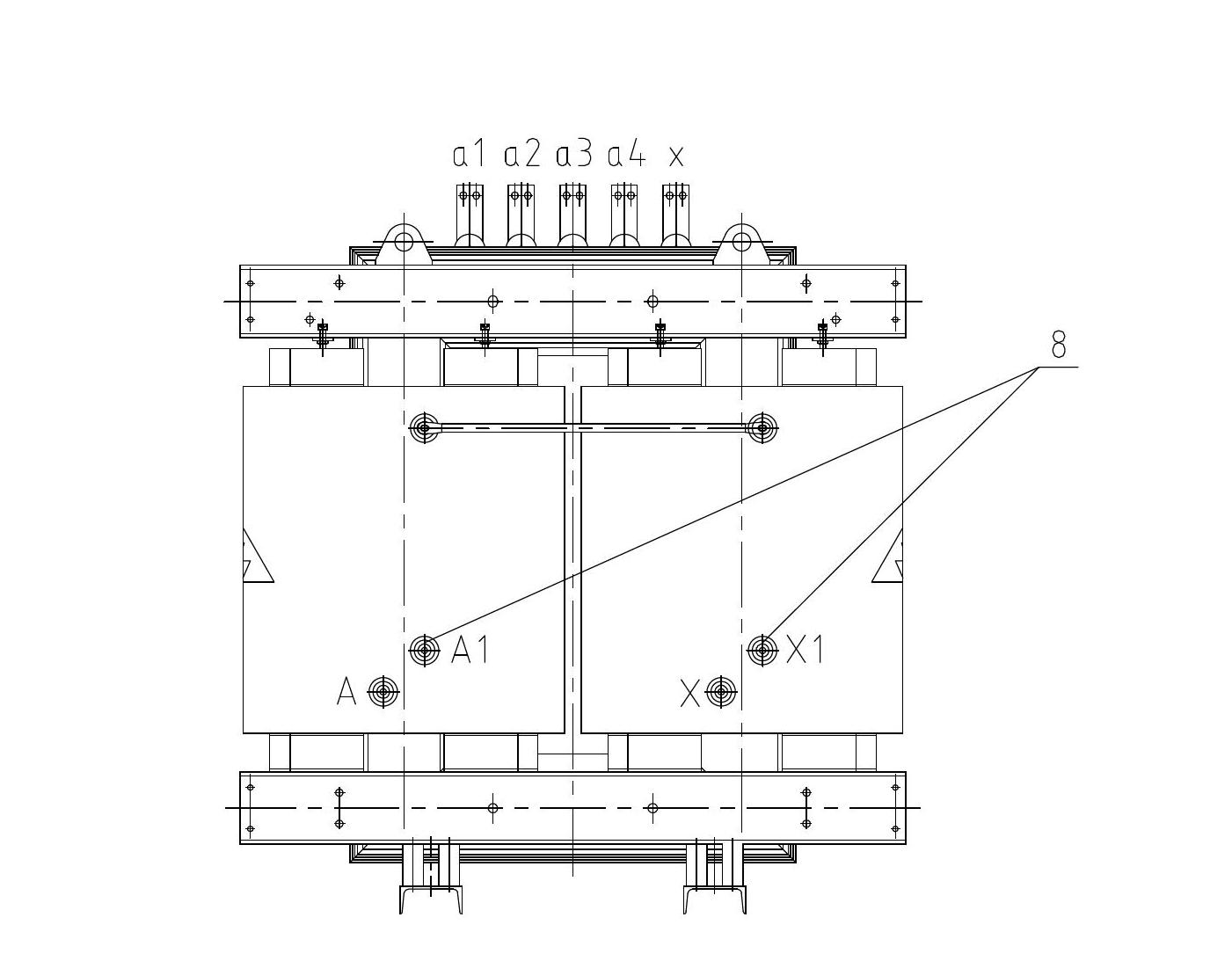 Single-phase dry type converter transformer for suppressing polysilicon and voltage regulation way thereof