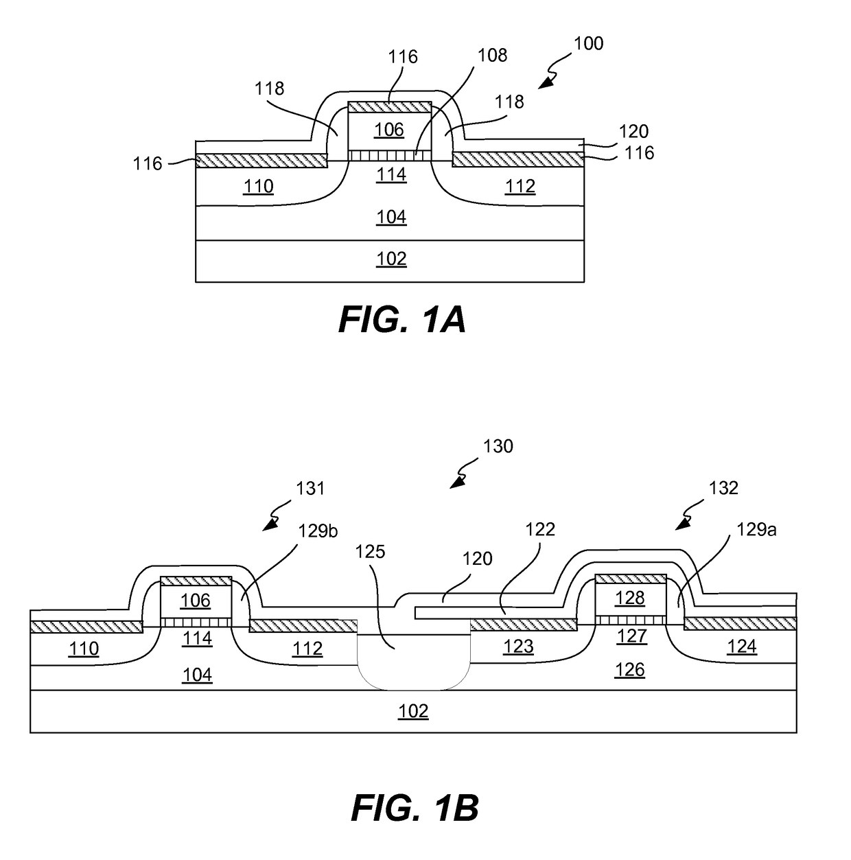 High compressive stress carbon liners for MOS devices