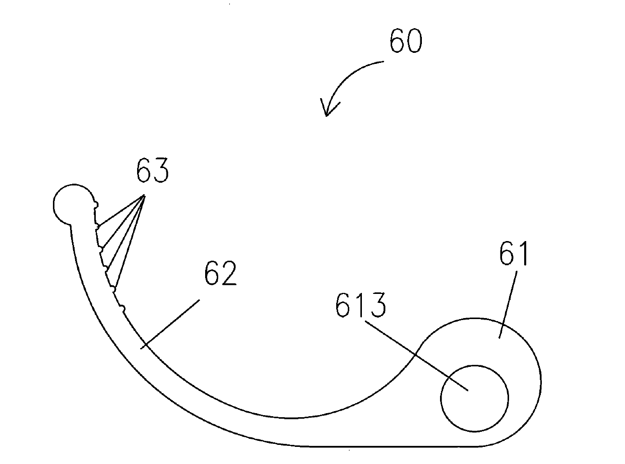 Lifting rod connecting structure and lifting rod