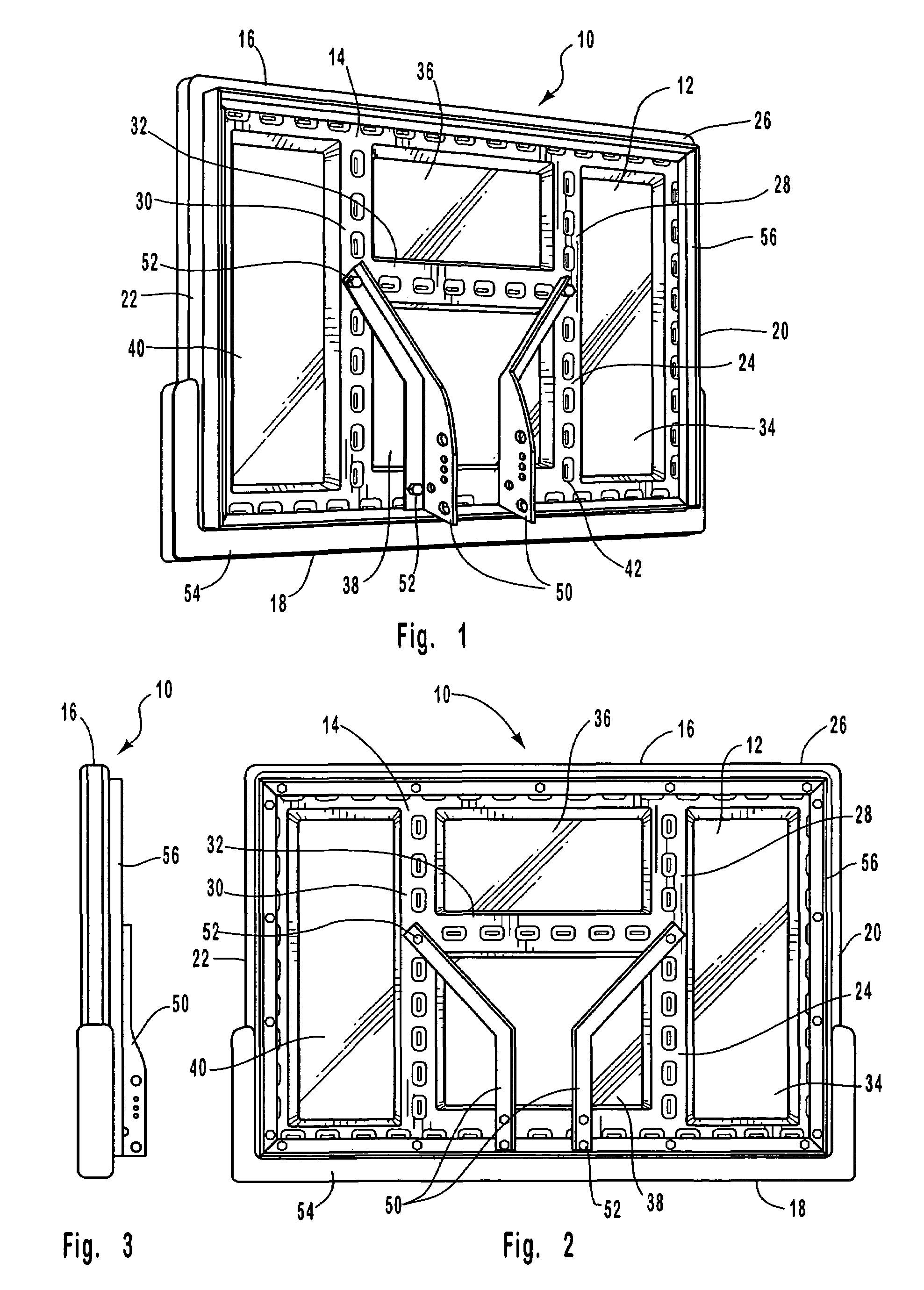 Basketball backboard