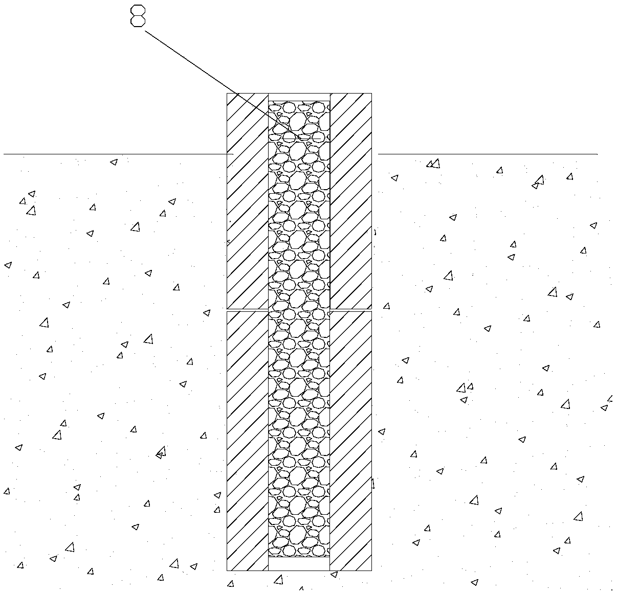 Prefabricated hollow pipe pile deviation correcting method