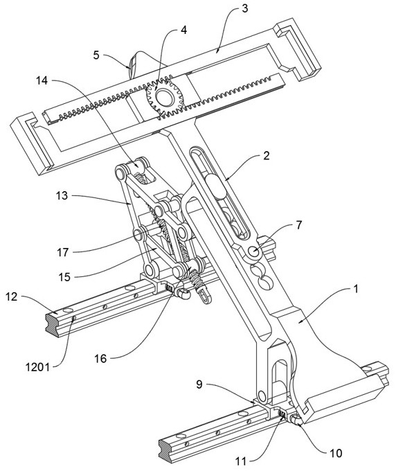 Solar panel fixing device for photovoltaic power generation