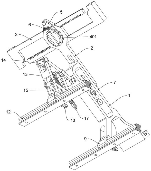 Solar panel fixing device for photovoltaic power generation