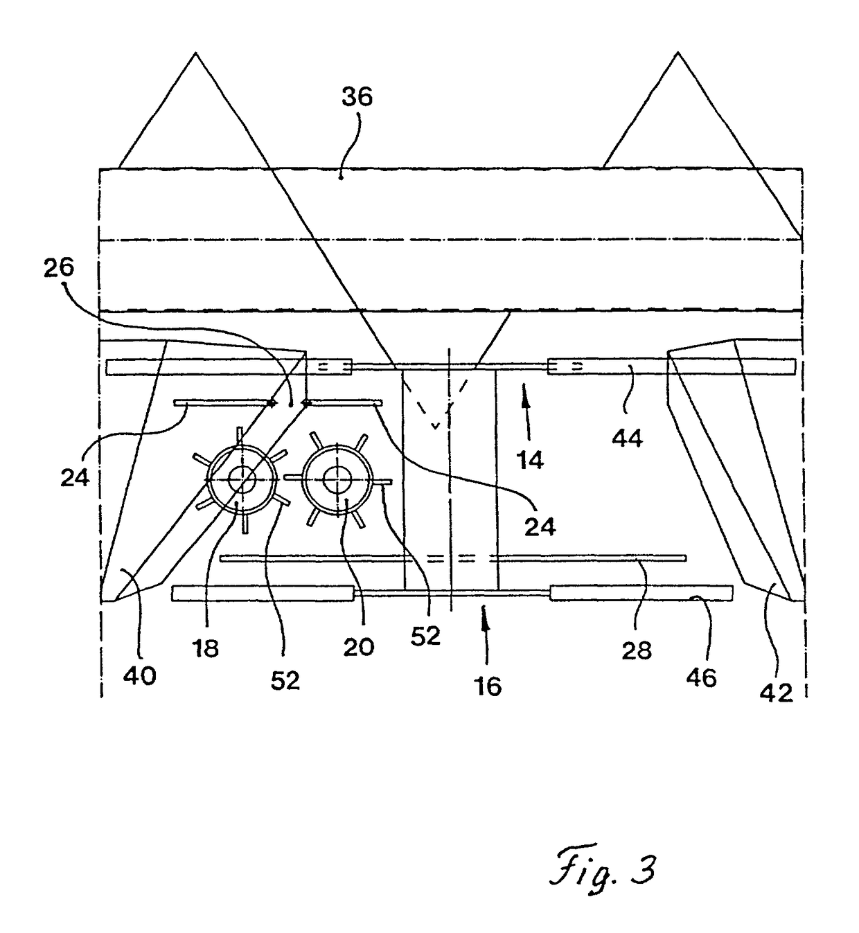 Row-insensitive feeding and picking device for an agricultural header