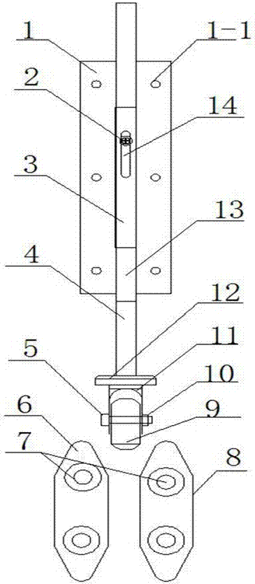 Automatic bolt device of door