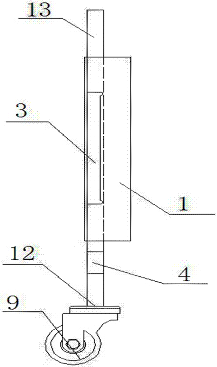 Automatic bolt device of door