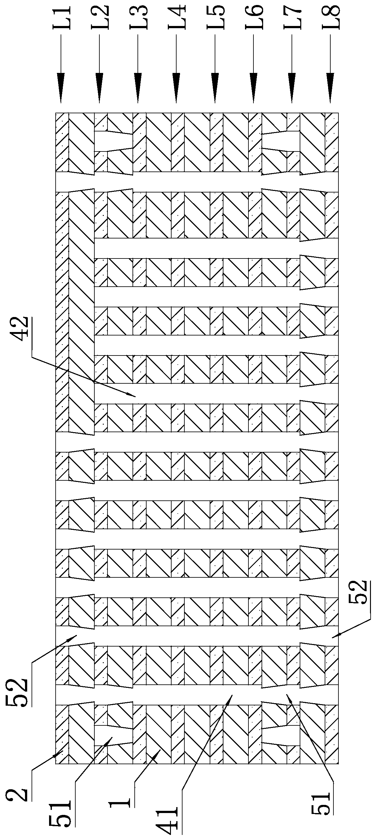 Through hole filling fusion HDI processing technology