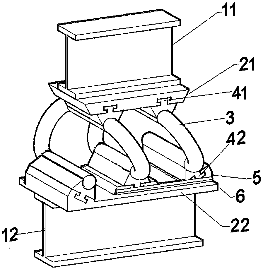 An S-type mild steel energy dissipation damper for steel-concrete composite shear wall