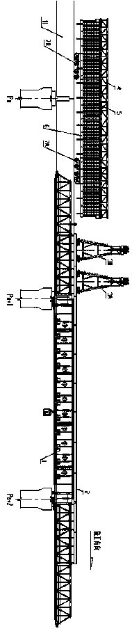 A kind of in-situ cast-in-place construction method for bridges