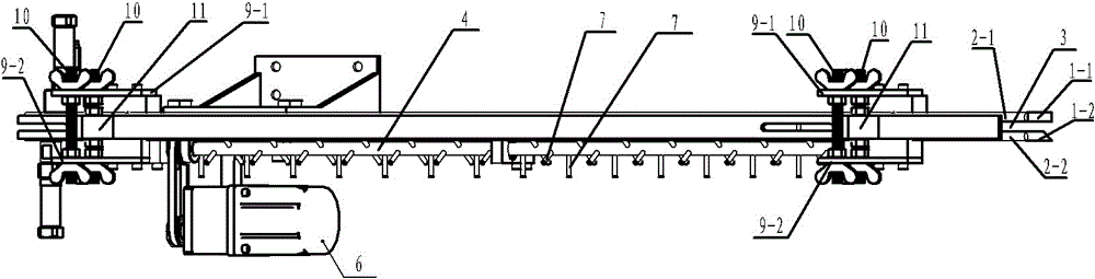 A valve buffer feeding device