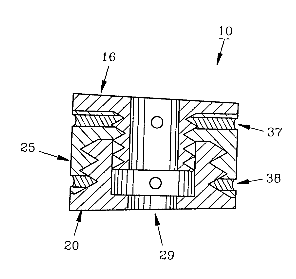 Spinal interbody fusion device and method