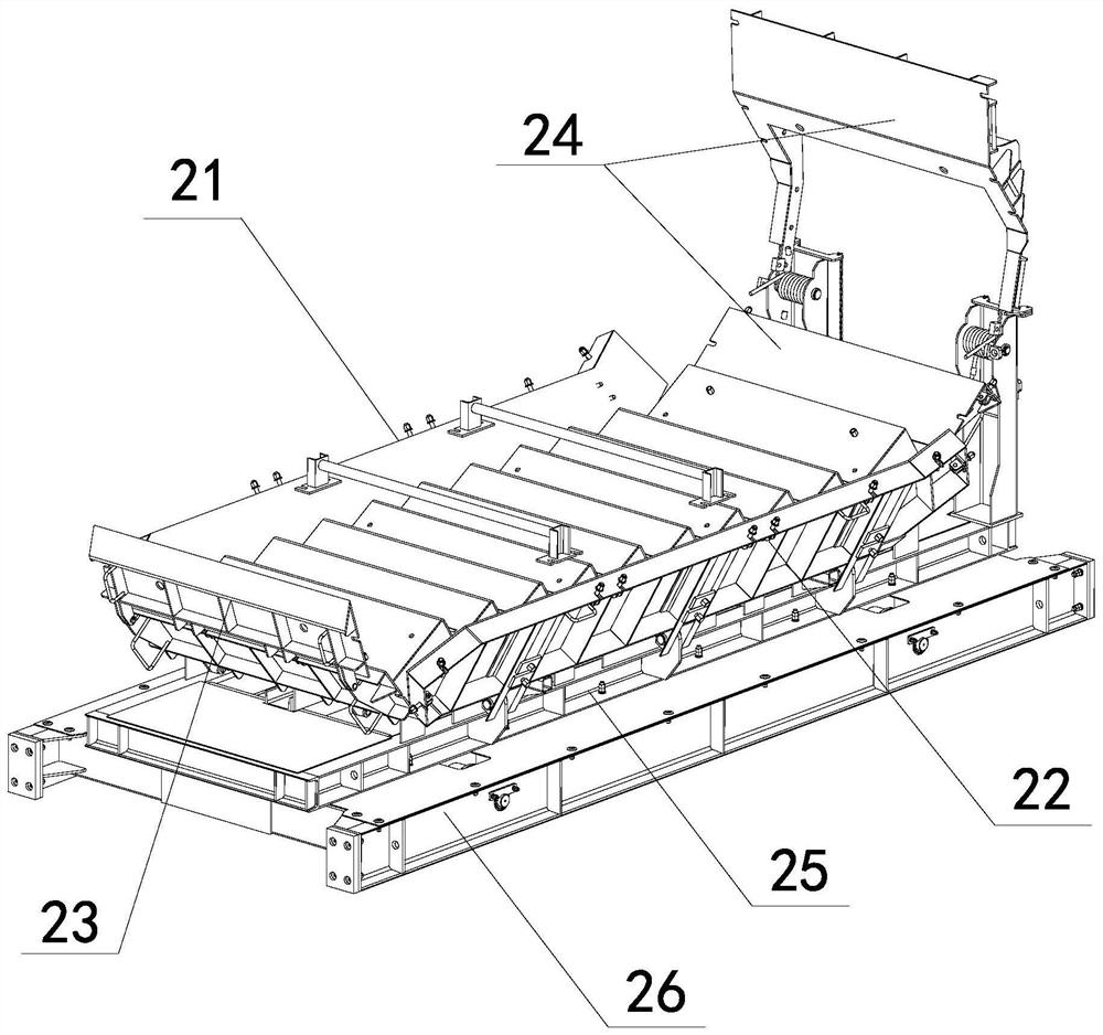 Prefabricated stair flow type production line