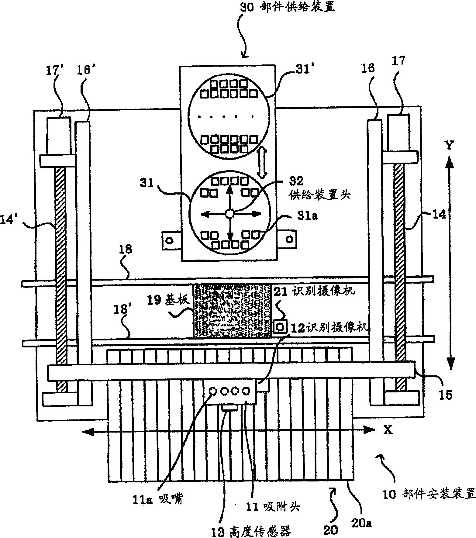 Element mounting device