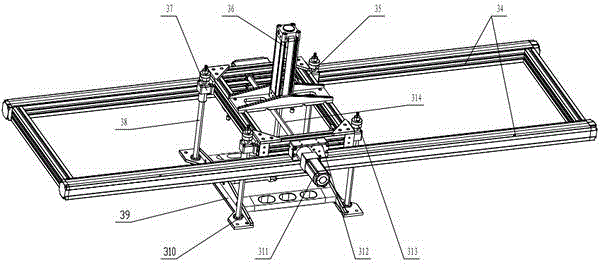 Automatic blanking system for silicon steel sheet stamping production line