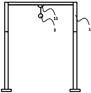 Automatic steering greenhouse suspension type rail transport vehicle system and working method thereof