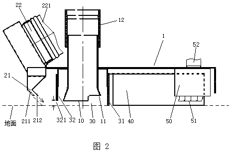 Dust collection disc of cleaning trolley