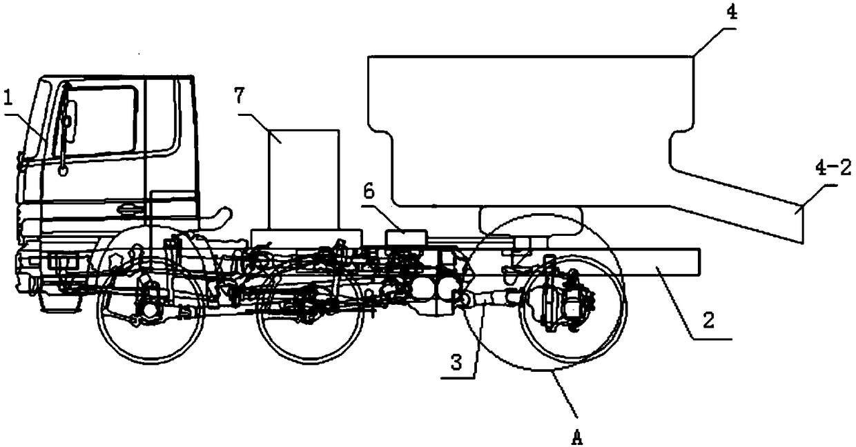 Biomass in-situ crushing vehicle and work method