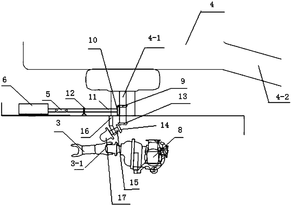 Biomass in-situ crushing vehicle and work method