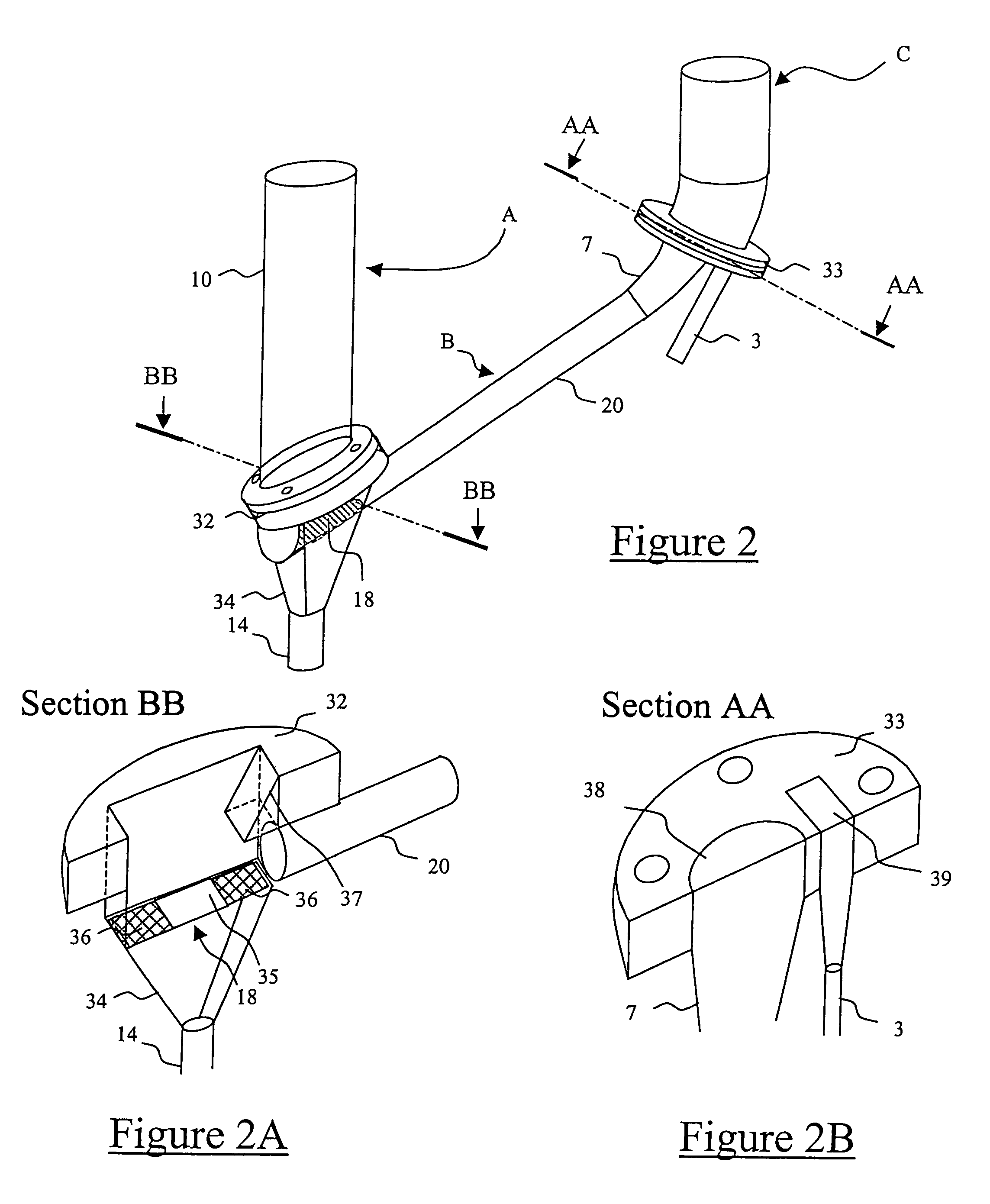 Device for the transport of granular solid particles with a controlled flow rate