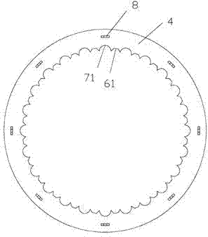 Stator punching sheet of combination structure