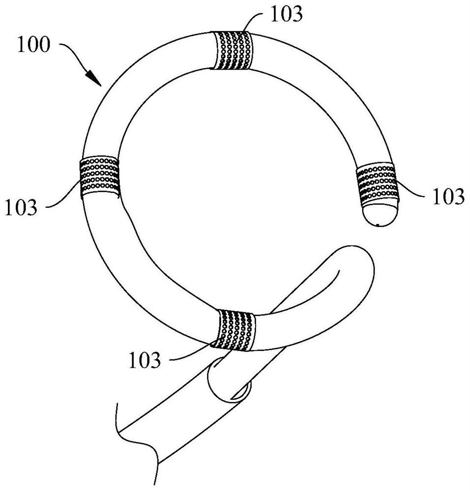 Radiofrequency ablation catheter for performing pulmonary nerve ablation