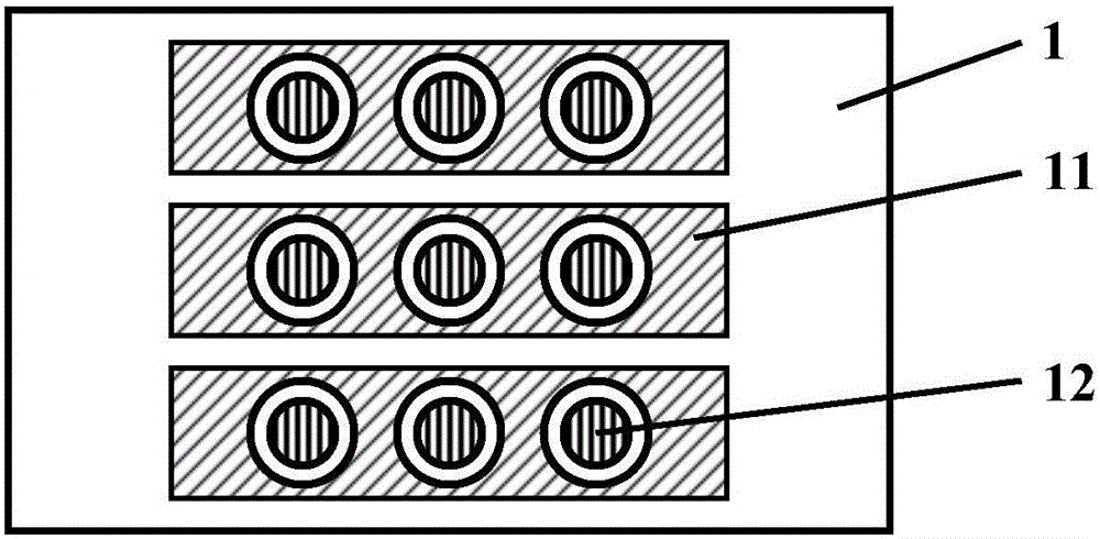 Luminous display with round tip-shaped double-gate controlled spring water-sprayed cathode structure