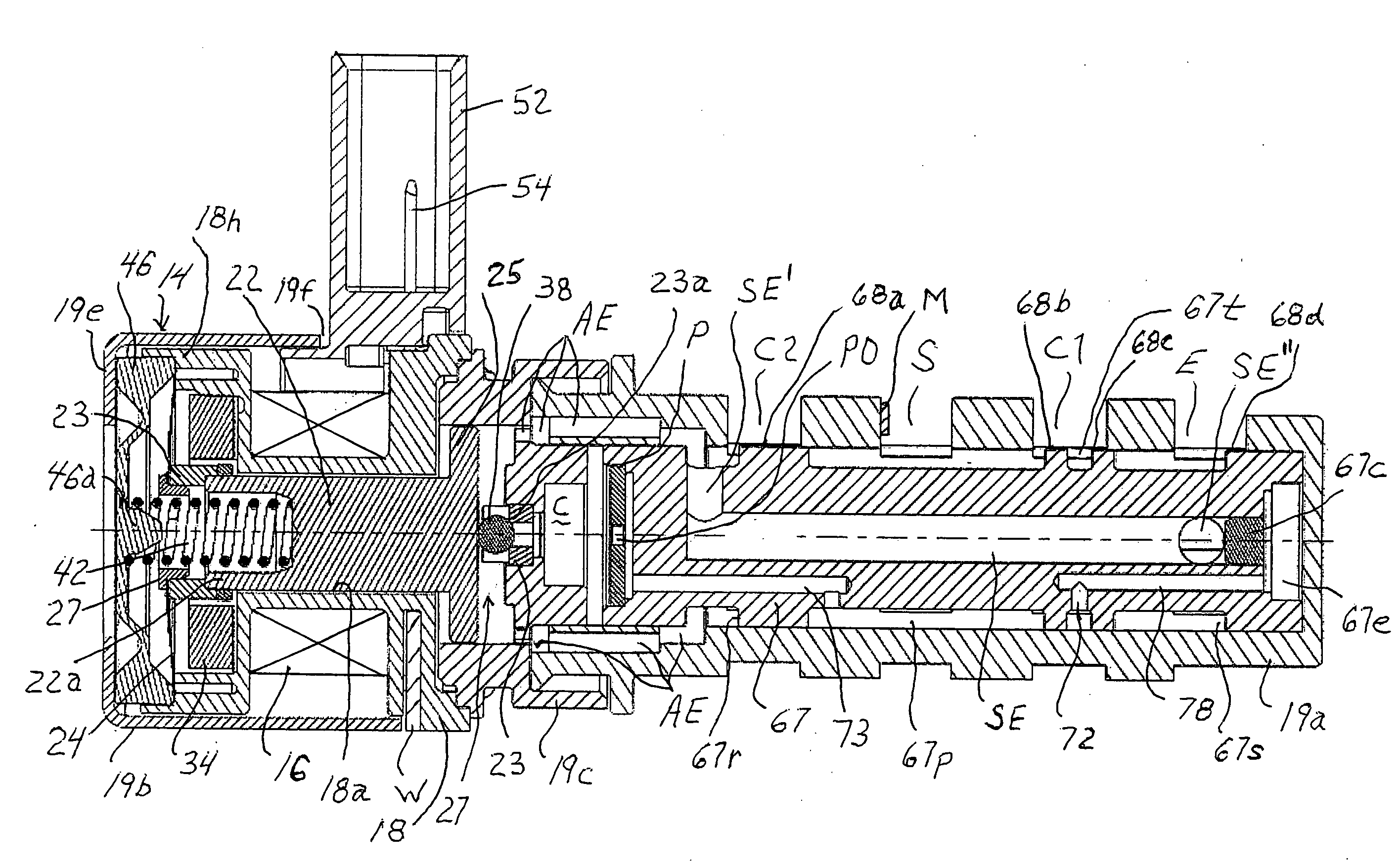 Solenoid operated fluid control valve