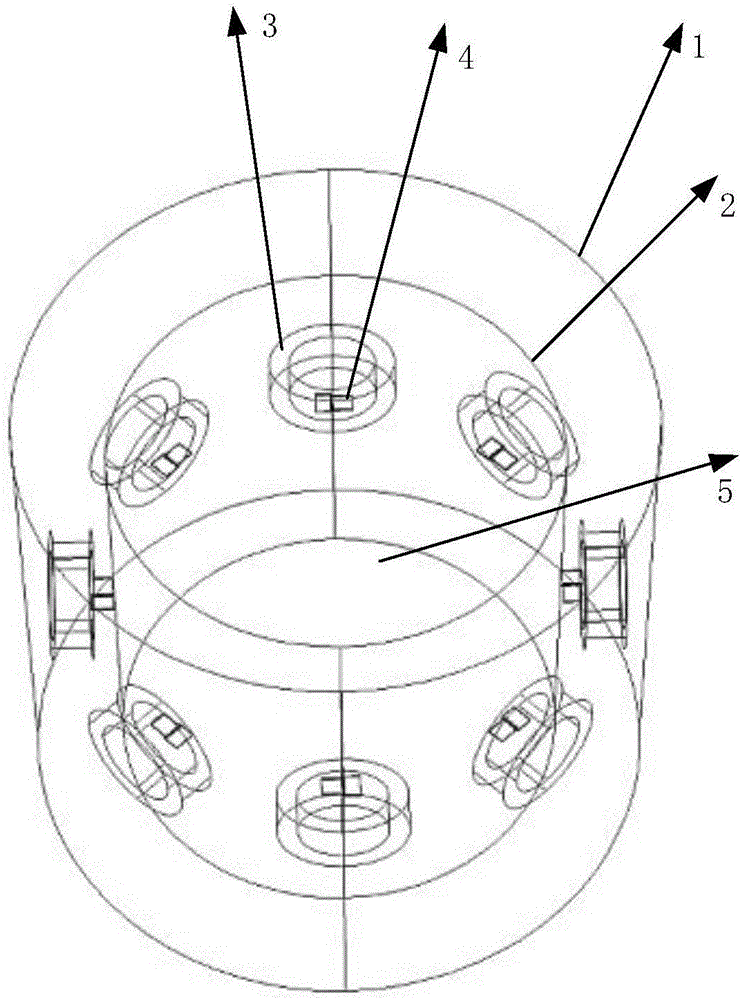 Magneto resistance sensor-based magnetic conductivity electromagnetic tomography system