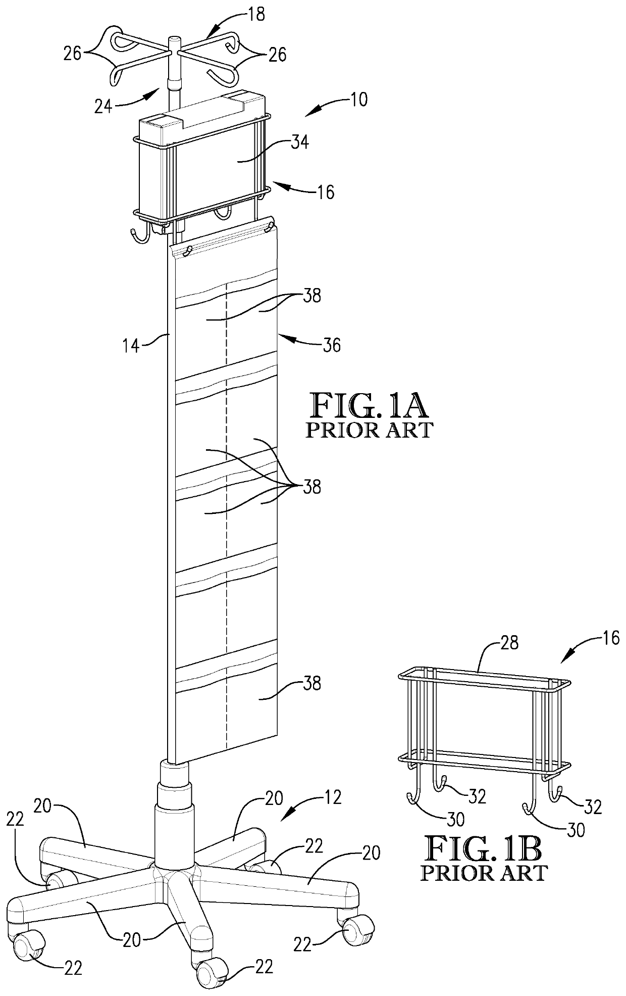 Surgical sponge inventory rack